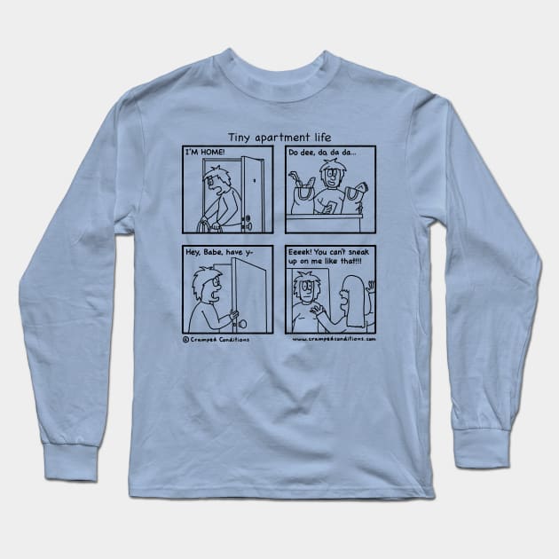 Scared Long Sleeve T-Shirt by crampedconditions